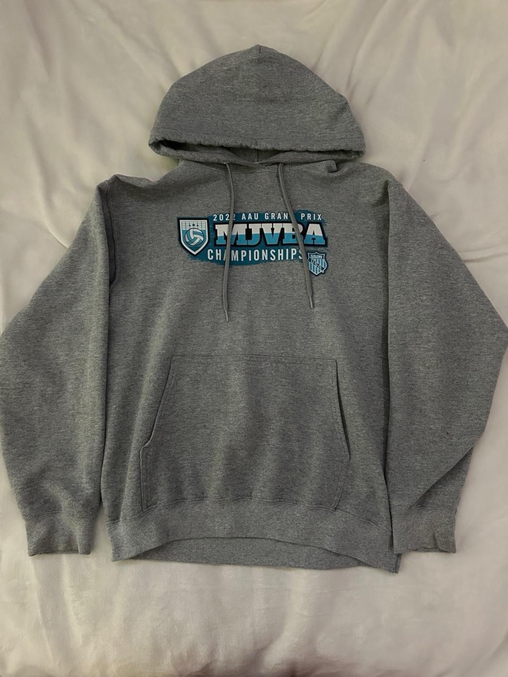 Grey 2022 AAU Grand Prix MTUBA Championships hoodie